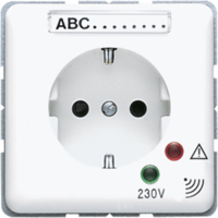 Розетка штепсельная SCHUKO 16А 250V с защитой от перенапряжения белая JUNG CD521KINAUFWW