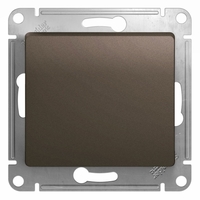 Механизм кнопки нажимной 1-кл. СП Glossa 10А IP20 (сх. 1) 10AX шоколад. SchE GSL000815 Schneider Electric