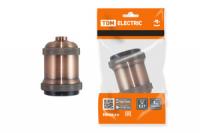 Патрон подвесной Е27, металлический "Лофт", медь | SQ0335-0050 TDM ELECTRIC