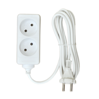 Удлинитель 2N-2-SMART двухместный 6А 2м 8222 | 4690612013770 IN HOME