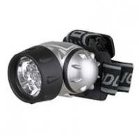 Фонарь налобный LED 5351 (7LED 3 режима; 3хR03 метал.) Ultraflash 10260