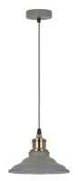 Светильник PL-600 С68 подвес. LOFT 1хE27 40Вт 230В сер.+старин. медь Camelion 13093