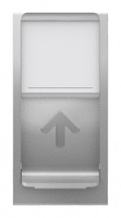 Панель лицевая UNICA MODULAR RJ45 одиночная без коннектора 1 модуль алюминий - NU941030 Schneider Electric