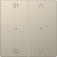 Клавиша двойная Merten D-Life PlusLink с S1/S2 вверх/вниз SD сахара SchE MTN5227-6033 Schneider Electric