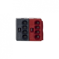 Комплект зажимов шин соед. красн./темно-сер. (уп.50шт) SchE MTN689701 Schneider Electric