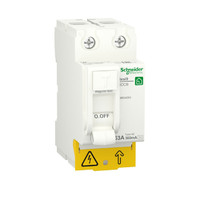 Выключатель дифференциального тока (УЗО) 63А 2P 300мА тип AC RESI9 | R9R54263 Schneider Electric