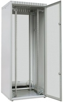 Шкаф напольный WZ-SZBD-081-ZCAA-11-0000-011 19",SZBD,28U,1341x600х800мм,стек.дв.c мет.вст.,руч.с зам.с трехт.фикс.,сер.(RAL 7035)разобр.| 32370 | Zpas
