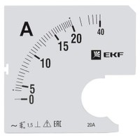 Шкала сменная для A961 20/5А-1,5 EKF PROxima | s-a961-20