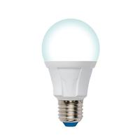Лампа светодиодная LED-A60 10W/4000K/E27/FR/DIM PLP01WH Яркая 10Вт матовая 4000К нейтр. бел. E27 диммир. (упак. картон) Uniel UL-00004286