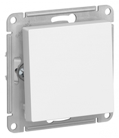 Выключатель одноклавишный ATLASDESIGN схема 1 10АХ механизм белый - ATN000111 Schneider Electric