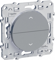 Механизм выключателя жалюзи 2-кл. СП Odace 6А IP21 (сх. 1а) 3 позиц. алюм. SchE S53R207 Schneider Electric