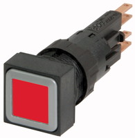 Кнопка с подсветкой , цвет красный, без фиксации, Q18LT-RT - 089776 EATON