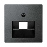 Плата центральная Merten для механизма розетки компьютерной 1-м RJ45 антрацит SchE MTN298314 Schneider Electric
