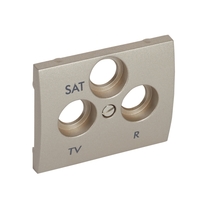 Панель лицевая для TV-RD-SAT 3 отв. титан Galea Life Leg 771489 Legrand