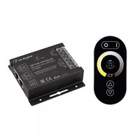 Контроллер ARL-4022-OVAL-MIX Black (12-24V, 2x10A, ПДУ, RF) (ARL, IP20 Металл, 2 года) Arlight 027155