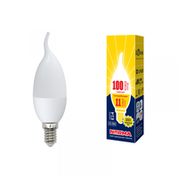 Лампа светодиодная LED-CW37-11W/WW/E14/FR/NR Norma 11Вт матовая E14 (упак. картон) Volpe UL-00003817 Uniel
