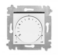 Терморегулятор Levit с поворотной ручкой 16А бел./дым. черн. ABB 2CHH920003A6062