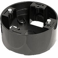 Подъемная коробка 1-пост. круглая (черный) LK Vintage-Classic | 889008-1 Ecoplast