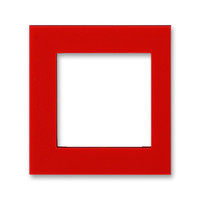 Сменная панель ABB Levit внешняя на многопостовую рамку красный 2CHH010250A8065