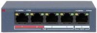 Коммутатор DS-S504P(B) 5х100Мбит 4PoE+ 35Вт неуправляемый HiWatch 1146171