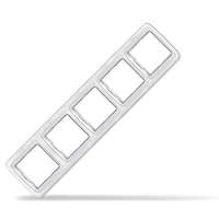 Валери Рамка 5-ти местная горизонтальная бел. Universal