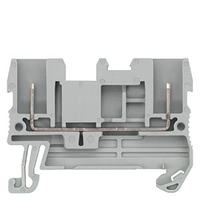 FEED-THROUGH TERMINAL, PLUG CONNECTION ON BOTH ENDS, SECTION 0.08 - 2.5 MM2, WIDTH: 5.2 MM, COLOR: GRAY Siemens 8WH5000-0AF00