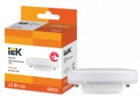 Лампа светодиодная LED 15Вт GX53 230В 3000К ECO Т75 таблетка | LLE-T80-15-230-30-GX53 IEK (ИЭК)