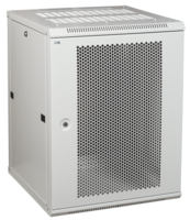 Шкаф LINEA W 12U 600x600 мм дверь перфорированная, RAL7035 | LWR3-12U66-PF ITK IEK (ИЭК)