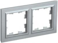 Рамка 2-м BRITE РУ-2-БрА алюм. IEK BR-M22-K47 (ИЭК)