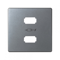 Накладка для 7501096-039 2хUSB алюм. Simon82 Detail 8201096-093