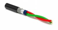 Кабель PB/FC-S-PE для шины ProfiBus FC 1х2х22 AWG (0.64мм) однопров. жилы (solid) SF/UTP двойн. обол. внеш. прокл.; PE (UV) (-40град.C - +70град.C) черн. Hyperline 26245