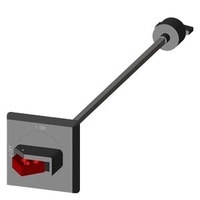 ДВЕРНОЙ ПОВОРОТНЫЙ ПРИВОД, IP65, ДЛЯ АВТ. ВЫКЛЮЧАТЕЛЕЙ ТИПОРАЗМЕРА S0...S3 130MM ШТОК, ЧЁРН. Siemens 3RV2926-0B
