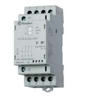 Контактор модульный 4NO 25А AgSnO2 230В AC/DC 35мм IP20 опции: мех. индикатор + LED FINDER 223402304320PAS