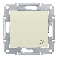 Кнопка "Звонок" СП Sedna IP44 беж. SchE SDN0800347 Schneider Electric