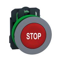 Кнопка 22мм красн. с возвратом монтаж заподлицо 1НО пластик маркировка "STOP" C0 SchE XB5FA3341C0 Schneider Electric