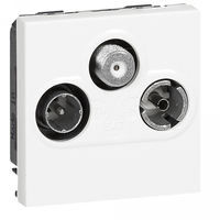Розетка телевизионная TV/FM/SAT Mosaic механизм Leg 078786 Legrand