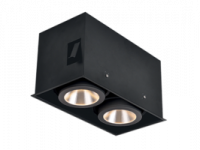 Светильник светодиодный ДВО ZIP B 215 2*15 BL D40 (w/o driver) 30Вт 3000К IP20 | 1275000360 Световые Технологии