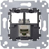 Механизм розетки комп. СП Merten Actassi 1хRJ45 CAT.5E STP SchE MTN4575-0011 Schneider Electric