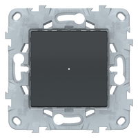 Светорегулятор UNICA NEW LED Wiser нажимной универс. 7-200Вт антрацит SchE NU551554 Schneider Electric