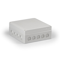 Cubo S 175 x 75 мм, 50 мм основание, Pg выбивные отверстие, серая крышка, PC, IP 66/67 - SPCK181808G Ensto