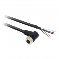 Кабель с коннектором М12 5-pin 5м разъем угловой SchE XZCP12V12L5 Schneider Electric