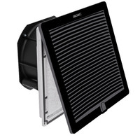 Вентилятор с фильтром RV 140 м3/ч, 24 В DC, 205x205 мм, IP54, RAL9005 | R5RV13024B DKC (ДКС)