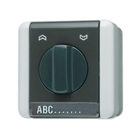 Выключатель для замочного механизма 10A 250V ~ накладного монтажа IP44 JUNG 834.10W