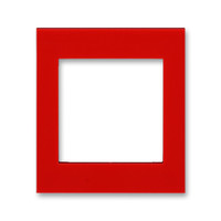Сменная панель ABB Levit промежуточная на многопостовую рамку красный 2CHH010350B8065