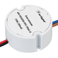 Блок питания ARJ-KE42350R (15W, 350mA, PFC) (ARL, IP44 Пластик, 5 лет) Arlight 028191