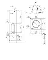 Закладная деталь фундамента GW-159-1000-02(К240-180-4х20)-э - 00-009074 Пересвет