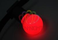 Лампа светодиодная 1Вт шар d45 5LED красн. E27 Neon-Night 405-112