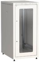 Шкаф сетевой LINEA E 27U 600x800мм с щет. ввод. стекл. дверь сер. ITK LE35-27U68-G-Z IEK (ИЭК)