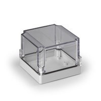 Cubo S 125 x 100 мм, 25 мм основание, глухая стенка, прозрачная крышка, PC, IP 66/67 - SPCP131310LT Ensto