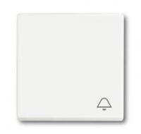 Клавиша для механизма 1-кл. выкл./перекл./кнопки c символом "Звонок" Future/Axcent/Carat/Династия бел. бархат ABB 2CKA001751A3182